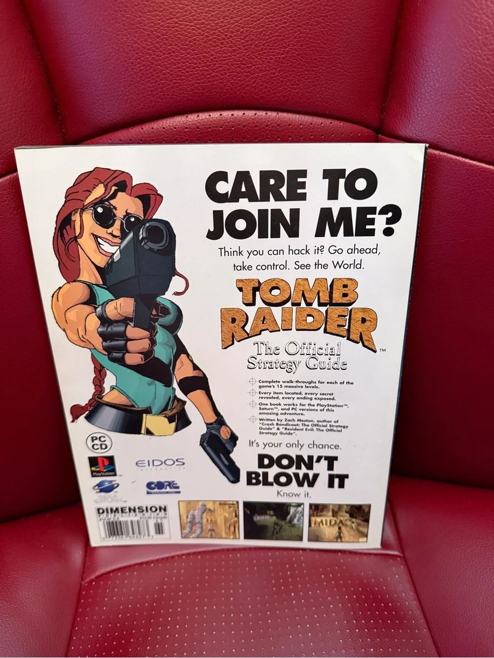 Tomb Raider The Official Strategy Guide (PS1, Sega Saturn, PC)